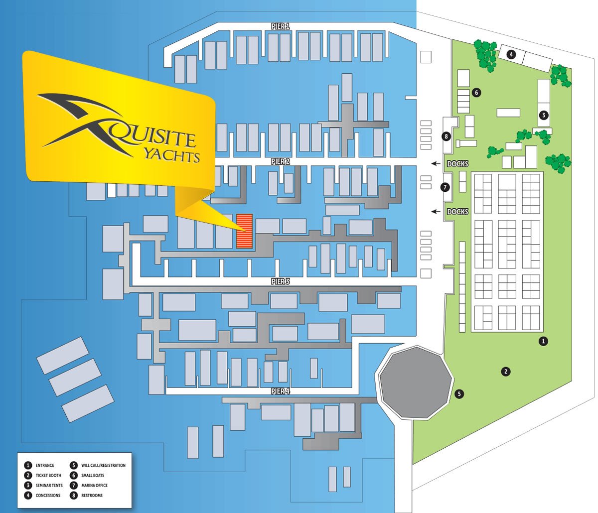 Visit our yacht on the Strictly Sail Miami Boat Show